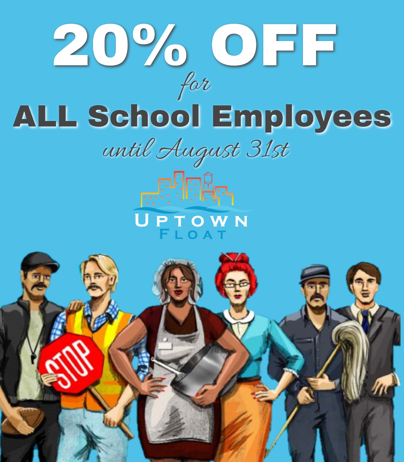 20% OFF School Employees